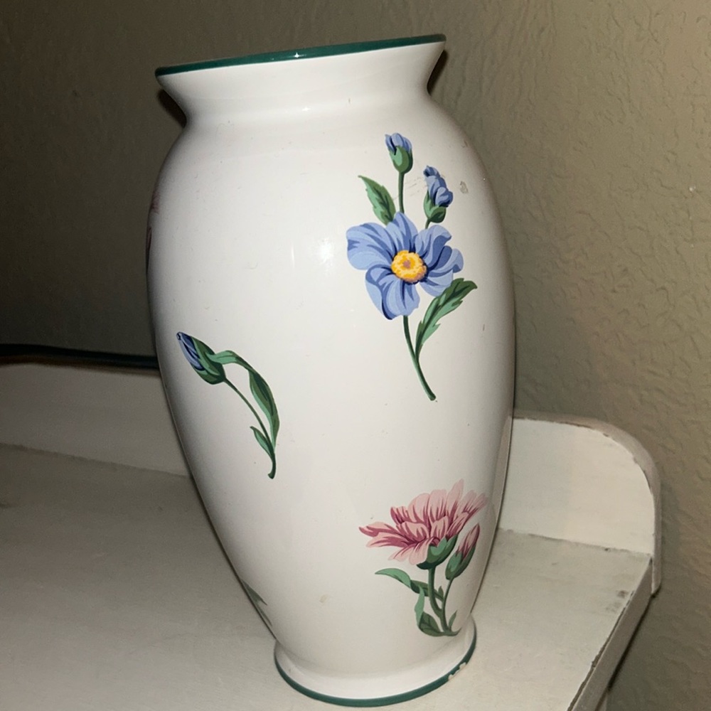 Tiffany & Co. Vintage Floral Vase Porcelain